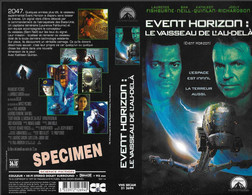 "EVENT HORIZON" -jaquette SPECIMEN Originale CIC VIDEO -le Vaisseau De L'au-delà - Ciencia Ficción Y Fantasía