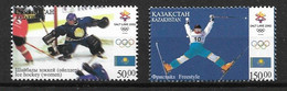 KAZAKHSTAN 2002 Olympic Games Salt Lake MNH - Winter 2002: Salt Lake City