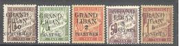 Grand Liban: Yvert N° Taxe 1/5* - Timbres-taxe