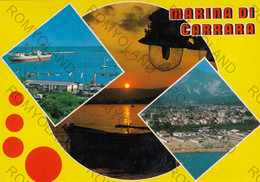 CARTOLINA  MARINA DI CARRARA.MASSA,TOSCANA,LUNGOMARE,SOLE,MARE,BARCHE,VACANZA,BELLA ITALIA,VIAGGIATA 1978 - Massa