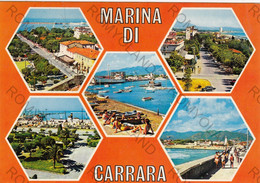 CARTOLINA  MARINA DI CARRARA.MASSA,TOSCANA,LUNGOMARE,SOLE,MARE,BARCHE,VACANZA,BELLA ITALIA,VIAGGIATA 1975 - Massa