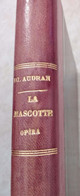 Audran La Mascotte Partition Ancienne Reliée Chant Piano - Opera