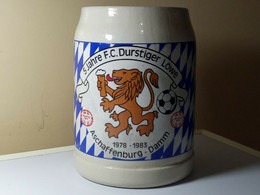 CHOPE 5 JAHRE F.C. DURSTIGER LOWE- ASCHAFFENBURG -DAMM1978-1983 - Cups