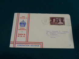 Great Britain 1937 Coronation Register  FDC - Zonder Classificatie