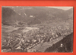 ZLA-15 Vue De Moutier, La Gare. Circulé 1921 Vers Boncourt. Phototypie 4940 - Moutier