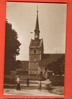 ZLA-28 Boncourt, L'Eglise, ANIME. Cachet Militaire Vers Chaux-de-Fonds - Boncourt