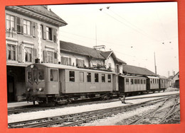 ZLA-36  Gare De Tramelan Avec Un Train Voyageurs. 1951, Non Circulé, Photo P. Willen, Non Circulé - Tramelan