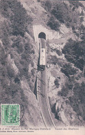 Delcampe - Martigny - Châtelard VS, Chemin De Fer, Train à L'entrée Du Tunnel Des Charbons (6713) - Martigny