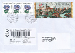 Czech Rep. / Comm. R-label (2020/24) Rovensko: National Natural Monument "Kozakov" (deposit Of Precious Stones) (X0540) - Covers & Documents