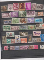 42 TIMBRES INDE OBLITERES  DE 1965 à 1971    Cote : 24,50 € - Used Stamps