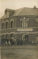 Albert * Carte Photo * Devanture Du Café Français Hyacinte CAMELIN , Place Faidherbe * Commerce - Albert