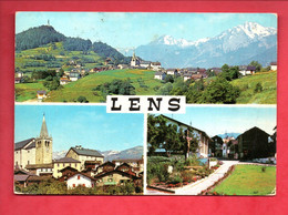 SUISSE . SCHWEIZ . LENS . VALAIS . MULTI-VUES - Ref. N°28863 - - Lens