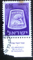 Israel - T1/4 - (°)used - 1966 - Michel 324 - Stadswapen - Gebraucht (mit Tabs)