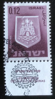 Israel - T1/4 - (°)used - 1966 - Michel 327 - Stadswapen - Usados (con Tab)