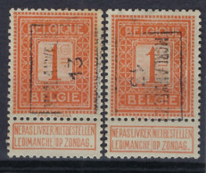 PELLENS Cijfer Nr. 108 Voorafgestempeld Nr. 2169 A + B  MORLANWELZ 13 ; Staat Zie Scan ! - Roulettes 1910-19