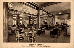 PAQUEBOT "Paris"  Salon Mixte 1ere Classe - Passagiersschepen
