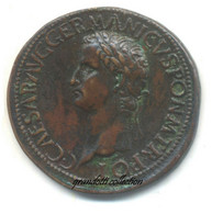 CAVINO GRANDE BRONZO CALIGOLA SESTERZIO MEDAGLIA PADOVANINO - Royaux/De Noblesse