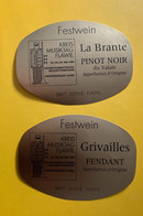 18414 - Pinot Noir & Fendant Pour Kreis Musiktag Flawil 1992 2 étiquettes - Musik