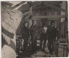Photo Originale SAINT DIE Des Vosges Construction Du Monument Aux Morts  1928 - Lieux