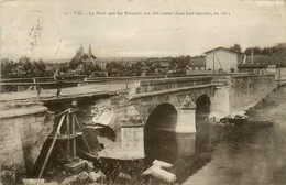 Vic Sur Seille * Pont Que Les Français Ont Fait Sauter Dans Leur Retraite En 1914 - Vic Sur Seille