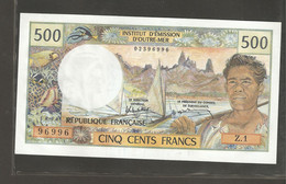 Nouvelle Calédonie, 500 Francs, 1969-1989 ND Issue - Nouméa (Nuova Caledonia 1873-1985)