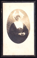 DOODSPRENTJE EERWAARDE ZUSTER MARIE GERTRUDE ( Adela Clement ) °1881 BERLARE - + KIELDRECHT - NUN - SOEUR - Devotion Images