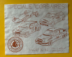 18419 - Spéciale "Corsaires" Groupement Sportif Automobile Les Corsaires Villette 1992 - Voitures