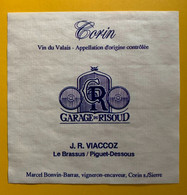 18422 - Corin Pour Garage Du Risoud J.R. Viaccoz Le Brassus  Marcel Bonvin-Barras Corin - Auto's