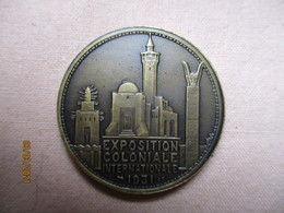 France: Médaille Exposition Coloniale Internationale 1931 - Afrique Avec Pochette Originale - Firma's