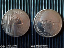 20 LIRE - MEDAGLIA REGNO D'ITALIA - MUSSOLINI - MCMXLIII 1943 - Andere & Zonder Classificatie