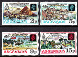 ASCENSION - 1975 OCCUPATION ANNIVERSARY SET (4V) FINE USED SG 195-198 - Ascension
