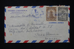 HONDURAS - Enveloppe Commerciale De Tegucigalpa Pour Le Maroc En 1947, Affranchissement Recto Et Verso - L 90341 - Honduras