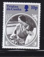 Tristan Da Cunha 1985 Queen Mother Dog Chien MNH 1V - Tristan Da Cunha