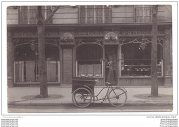 CPA 75 Carte Photo Devanture De Confiserie Salon De Thé Patisserie 40. Avenue De La Bourdonnais - District 07