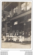 CPA 75 Carte Photo Devanture De Café Restaurant 54. Boulevard Saint Michel - Arrondissement: 06