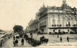 Paris * 5ème * 13ème * La Gare D'orléans Et Le Quai D'orsay * Cocher Attelage - Metro, Stations