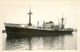 CARAÏBE * Carte Photo * Bateau CGT Paquebot Commerce Marine Marchande ? à Bordeaux - Autres & Non Classés