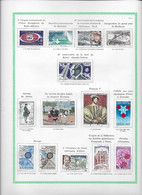 France Timbres Oblitérés - Collection Vendue Page Par Page - TB - Oblitérés