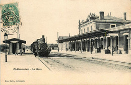 Châteaubriant * La Gare * Train Locomotive * Ligne Chemin De Fer Loire Atlantique - Châteaubriant