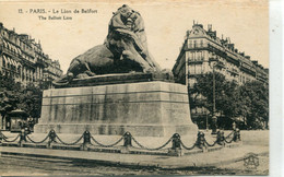 - 75 - PARIS -XIV -  Le. Lion De Belfort - Arrondissement: 14