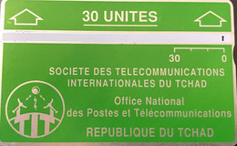 TCHAD  -  Phonecard  -  L&G  - 30 Unités -  Verte -  N° 244A - Ciad