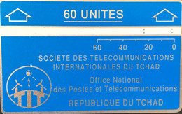 TCHAD  -  Phonecard  -  L&G  - 60 Unités  -  Bleue -  N° 706F - Tsjaad