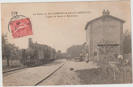 Villebougis (89 - Yonne) La Gare De Villebougis  Saint-Sérotin - Ligne De Sens à Egreville - Villebougis