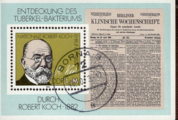 DDR Block 067 Robert Koch Used Gestempelt TS - 1981-1990