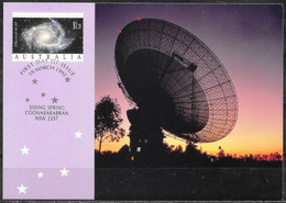 Australia/Australie: Intero, Stationery, Entier, Anno Spaziale Internazionale, International Space Year, (Antenna) - Oceanië