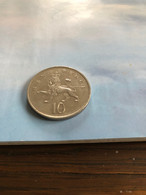 Grande-Bretagne Elisabeth II,10 New Pence,1979, - Sonstige & Ohne Zuordnung