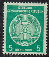 DDR 1957, DM, MiNr 34, Postfrisch - Dienstzegels