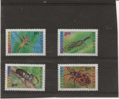 BULGARIE  -SERIE INSECTES - N° 3545 A 3548 - NEUF SANS CHARNIERE - ANNEE 1993 - Unused Stamps
