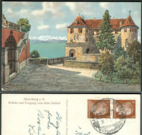 Meersburg Bodensee 1943 " Brücke U Eingang Altes Schloß " Carte Postale Ansichtskarte Bedarf > Hirsau Bei Calw - Offenbach