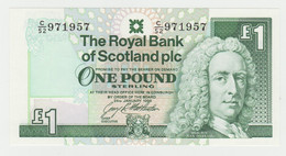 Scotland 1 Pound 1992 P-351c UNC - 1 Pond